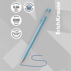 Ручка шариковая ErichKrause. ULTRA-20 Stick Pastel, синий стержень, узел 0.7 мм - Фото 3
