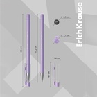 Ручка шариковая ErichKrause. ULTRA-20 Stick Pastel, синий стержень, узел 0.7 мм - Фото 4