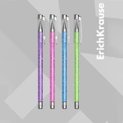 Набор ручек шариковых 4 штуки, ErichKrause ULTRA-20 Stick Glitter, узел 0.7 мм, чернила синие, длина линии письма 2000 метров - фото 33842238