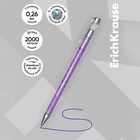 Набор ручек шариковых 4 штуки, ErichKrause ULTRA-20 Stick Glitter, узел 0.7 мм, чернила синие, длина линии письма 2000 метров - фото 33842239