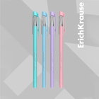 Набор ручек шариковых 4 штуки, ErichKrause ULTRA-30 Stick&Grip Pastel, узел 0.7 мм, чернила синие, резиновый держатель, длина линии письма 2000 метров 10524983 - фото 14049884