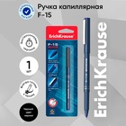 Ручка капиллярная ErichKrause F-15 Stick Classic, узел 0.6 мм, чернила чёрные, длина линии письма 400 метров 10524988 - фото 14049893