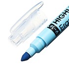 Двухсторонний маркер текстовыделитель 4 мм, ErichKrause, "Visioline V-16 Erasable Pastel" цвет голубой - Фото 4