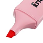 Маркер текстовыделитель 5 мм, ErichKrause, "Visioline Mini Pastel" цвет розовый (комплект 10 шт) - фото 24136068