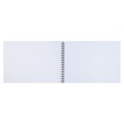 Альбом для рисования А4 30 листов, на спирали, ErichKrause, "Pastel Bloom" пластиковая обложка зелёный - фото 24164121