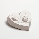 Минеральный камень для птиц «Пижон», форма сердца, с углем, 60 г - Фото 4