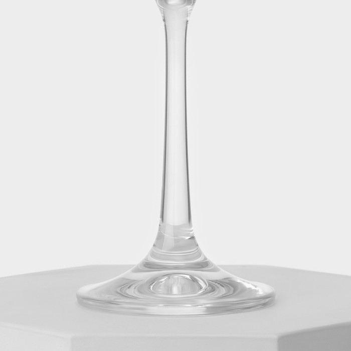Набор стеклянных бокалов для шампанского «Пралине», 100 мл, 4 шт - фото 1928638907