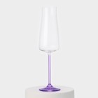 Набор стеклянных бокалов для шампанского RAINBOW FRESH, 210 мл, декор, 6 шт - фото 4455998