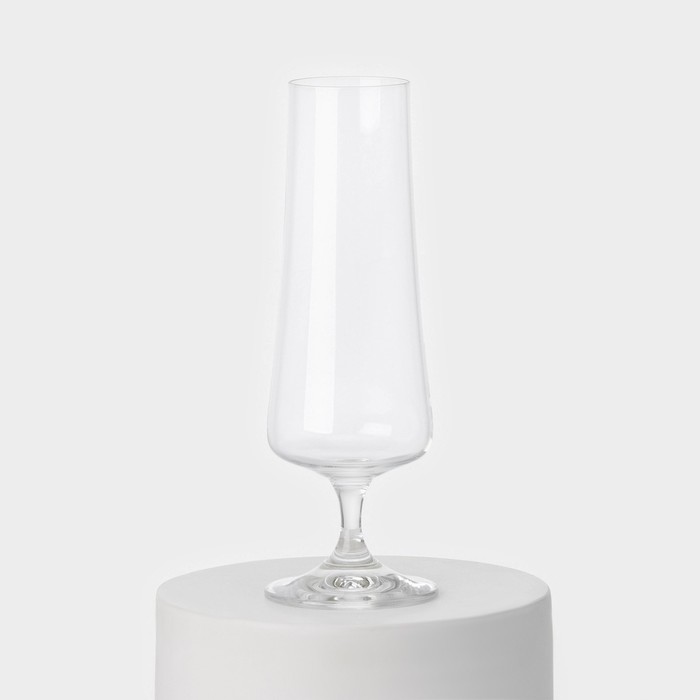 Набор стеклянных бокалов для шампанского «Экстра», 215 мл, 6 шт - фото 1928638973