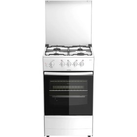 Плита Darina 1A GM441 007 W, газовая, 4 конфорки, 50 л, газовая духовка, белая