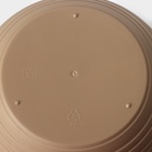 Горшок для цветов с поддоном «СибПолимер. Дуэт», 1.5 л, пластиковый, цвет кофе с молоком - Фото 6