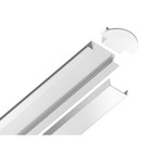 Профиль алюминиевый встраиваемый Ambrella Illumination Alum Profile, GP1001WH, 2000х6.8х21.5 мм, цвет белый, матовый рассеиватель - Фото 3