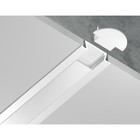 Профиль алюминиевый встраиваемый Ambrella Illumination Alum Profile, GP1001WH, 2000х6.8х21.5 мм, цвет белый, матовый рассеиватель - Фото 4