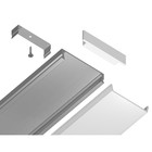 Профиль алюминиевый накладной Ambrella Illumination Alum Profile, GP1800AL, 2000х6х23.8 мм, цвет серебро, матовый рассеиватель - Фото 3