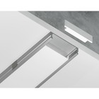 Профиль алюминиевый накладной Ambrella Illumination Alum Profile, GP1800AL, 2000х6х23.8 мм, цвет серебро, матовый рассеиватель - Фото 4