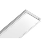 Профиль алюминиевый накладной Ambrella Illumination Alum Profile, GP1800WH, 2000х6х23.8 мм, цвет белый, матовый рассеиватель - Фото 2