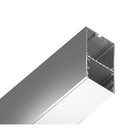 Профиль алюминиевый накладной/подвесной Ambrella Illumination Profile System, GP3000AL, 2000х67х35 мм, цвет серебро, матовый рассеиватель - Фото 2