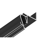 Профиль алюминиевый парящий Ambrella Illumination Alum Profile, GP4100BK, для натяжного потолка с шириной теневого зазора 15 мм, 2000х34х26 мм, цвет чёрный - Фото 2