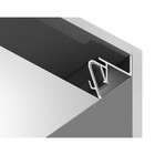 Профиль алюминиевый парящий Ambrella Illumination Alum Profile, GP4100BK, для натяжного потолка с шириной теневого зазора 15 мм, 2000х34х26 мм, цвет чёрный - Фото 4