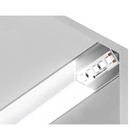 Профиль алюминиевый угловой квадратный Ambrella Illumination Alum Profile, GP2150AL, 2000х15.7х15.7 мм, цвет серебро, матовый рассеиватель - Фото 1