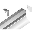 Профиль алюминиевый угловой круглый Ambrella Illumination Alum Profile, GP2100AL, 2000х15.7х15.7 мм, цвет серебро, матовый рассеиватель - Фото 3