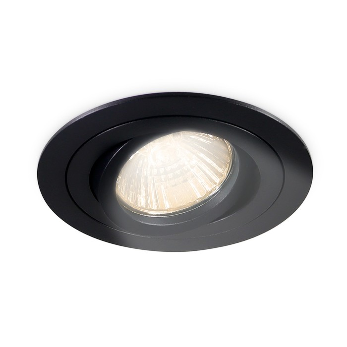 Светильник поворотный встраиваемый точечный Ambrella Techno Spot Standard Tech TN102502, GU5.3, цвет чёрный - фото 1908183405