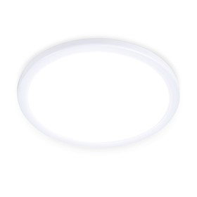 Светильник встраиваемый ультратонкий Ambrella Downlight DLR304 с регулируемым крепежом, 8Вт, Led, цвет белый