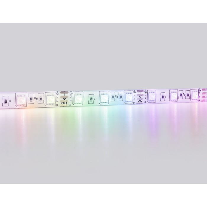 Комплект светодиодной ленты GS2502 RGB 5м, 5050 60 Led/м, 14.4Вт/м, 12V IP65 RGB - фото 1927163183