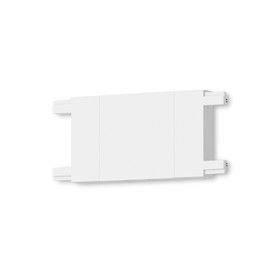 Коннектор Ambrella прямой для накладного шинопровода Magnetic Ultra Slim GV1107 WH, белый