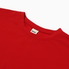 Футболка укороченная женская MINAKU OVERSIZE FIT: цвет фуксия, р-р 48 10362231 - фото 12353181