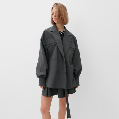 Пиджак женский MINAKU: Safari, графит, размер 48