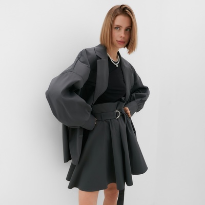 Пиджак женский MINAKU: Safari, графит, размер 48