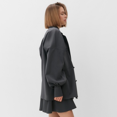 Пиджак женский MINAKU: Safari, графит, размер 48