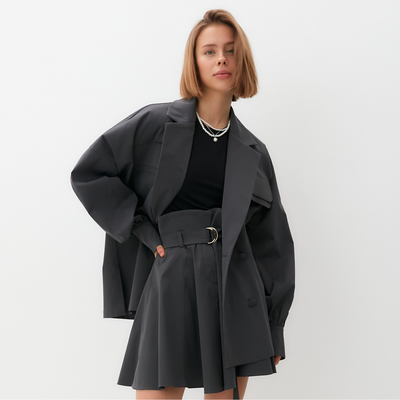 Пиджак женский MINAKU: Safari, графит, размер 50