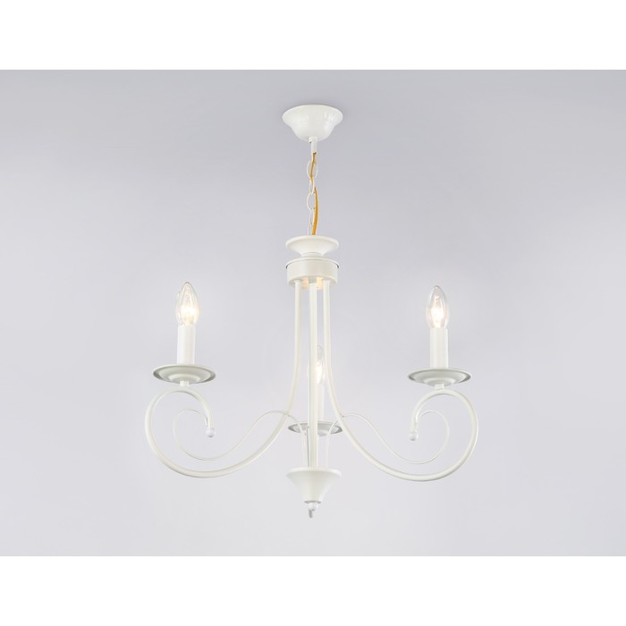 Светильник подвесной Ambrella Traditional Modern TR9605, E14, цвет белый - фото 1905279296