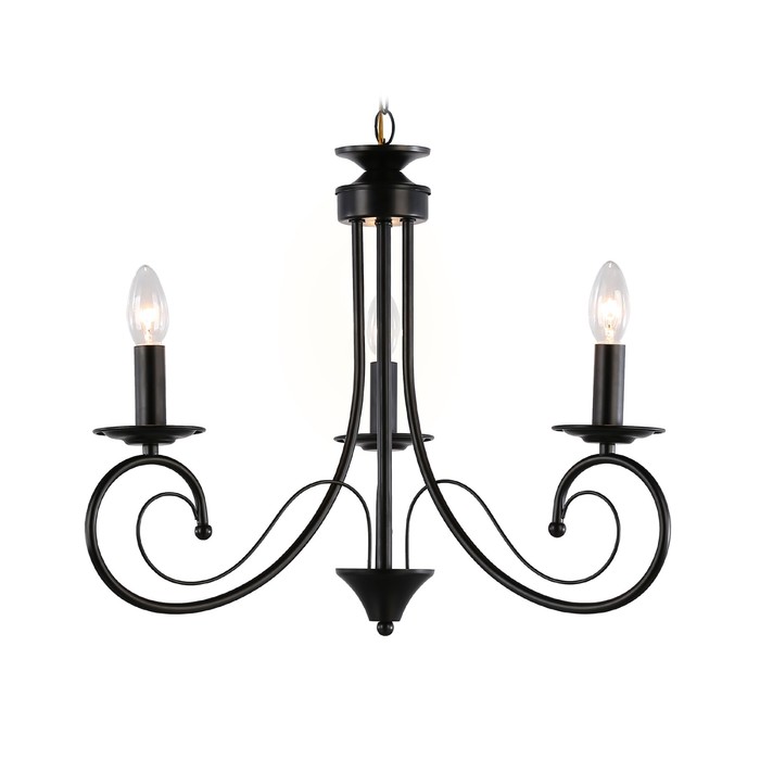 Светильник подвесной Ambrella Traditional Modern TR9606, E14, цвет чёрный - фото 1905279299