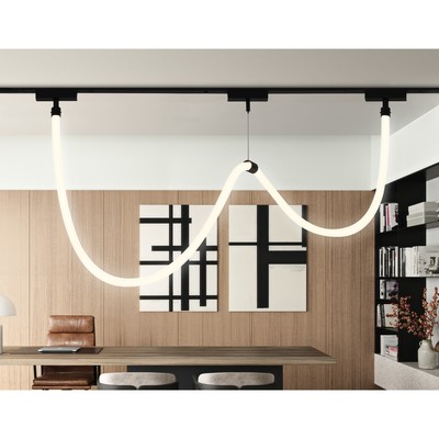 Светильник светодиодный трековый гибкий для шинопровода Magnetic Ambrella Track System GV1711, 16Вт, Led, цвет белый