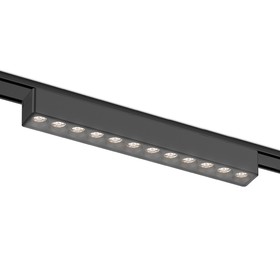 Светильник светодиодный трековый для шинопровода Magnetic Ultra Slim Ambrella Track System GV1409, 12Вт, Led, цвет чёрный