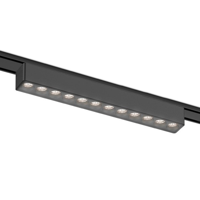 Светильник светодиодный трековый для шинопровода Magnetic Ultra Slim Ambrella Track System GV1409, 12Вт, Led, цвет чёрный - Фото 1