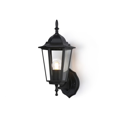 Светильник уличный настенный Ambrella Garden ST2010, E27, цвет чёрный, прозрачный