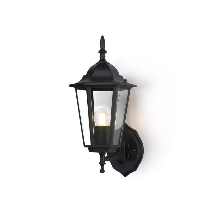 Светильник уличный настенный Ambrella Garden ST2010, E27, цвет чёрный, прозрачный - Фото 1