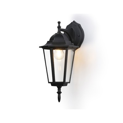 Светильник уличный настенный Ambrella Garden ST2018, E27, цвет чёрный, прозрачный