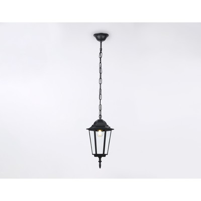 Светильник уличный подвесной Ambrella Garden ST2029, E27, цвет чёрный, прозрачный