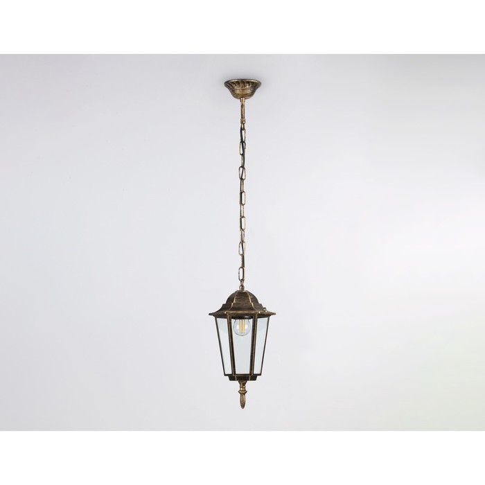 Светильник уличный подвесной Ambrella Garden ST2031, E27, цвет золото, чёрный, прозрачный - фото 1908185860