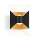 Светильник уличный настенный Ambrella Garden ST4472, 6Вт, Led, цвет чёрный, золото - фото 302115829