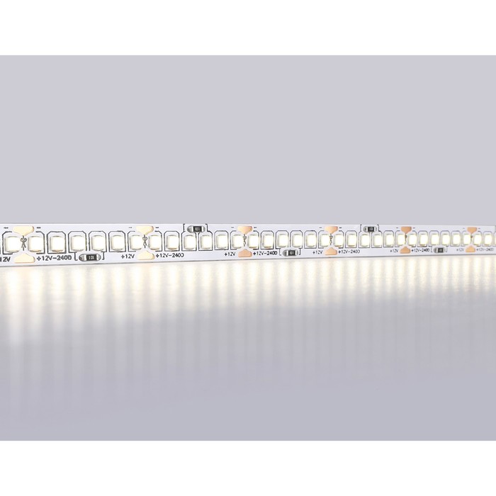 Светодиодная лента Ambrella GS1402, 5 м, IP20, 2835, 240 LED/м, 17 Вт/м, 12V, свечение белое - фото 1906733278
