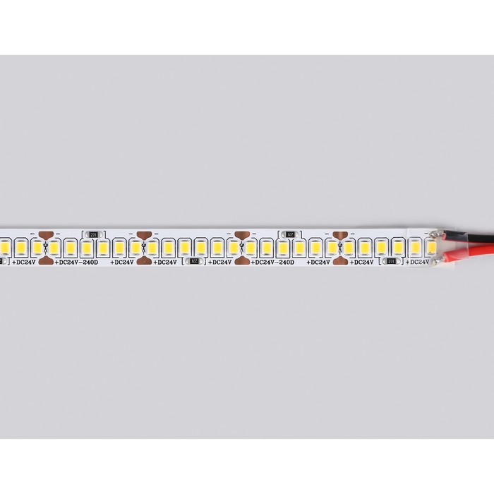 Светодиодная лента Ambrella GS3501, 5 м, IP20, 2835, 240 LED/м, 22 Вт/м, 24V, свечение тёплое белое - фото 1906733312