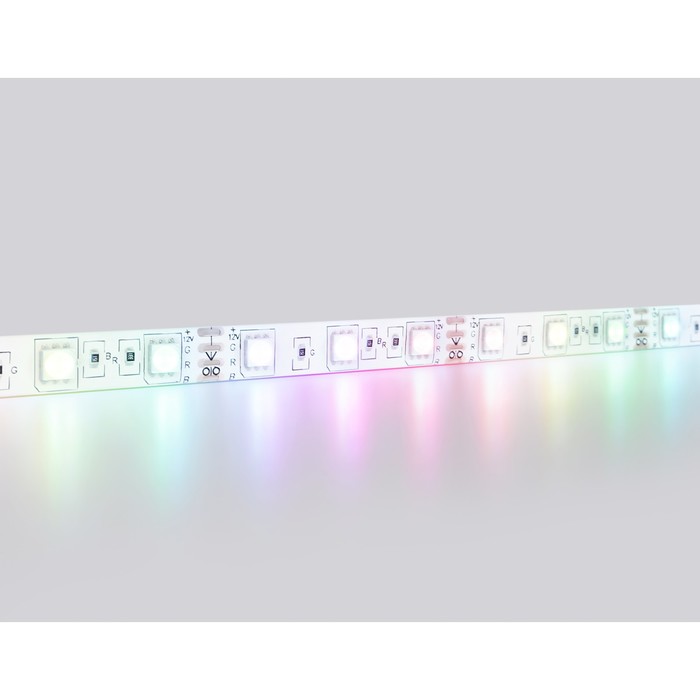 Светодиодная лента Ambrella GS2302, 5 м, IP65, 5050, 60 LED/м, 14,4 Вт/м, 12V, RGB - фото 1906733319