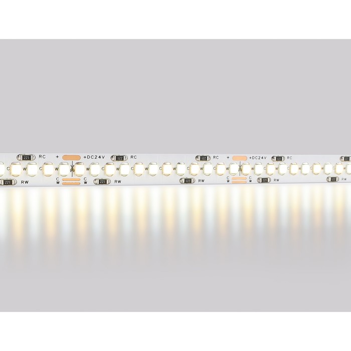 Светодиодная лента Ambrella GS4151, 5 м, IP20, 2835, 240 LED/м, 18 Вт/м, 24V, с регулировкой температуры света - фото 1906733354