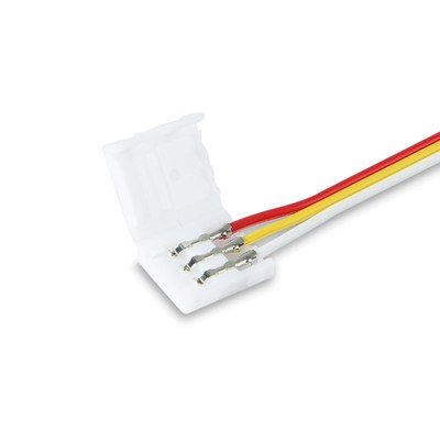 Соединитель гибкий односторонний для светодиодной ленты 5050 12/24V (3 контакта) 150 мм GS7201, 5 шт